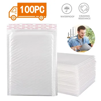 

top selling 2020 Bubble Mailers Padded Envelopes Lined Poly Mailer Self Seal White 100PCS Support Wholesale and Dropshipping