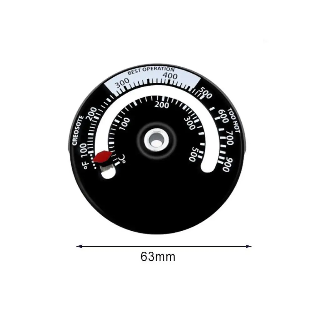 Магнитная плита дымоход вентилятор инструменты камин чувствительность термометр большой дисплей Безопасный вентилятор метр термометр
