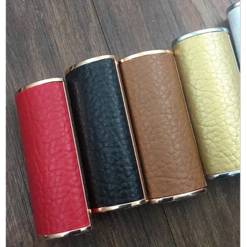

Fashion Leather Lighter Shell Metal Frame J6 Lighter Case General Plastic Body Protection Lighter cover For Bic
