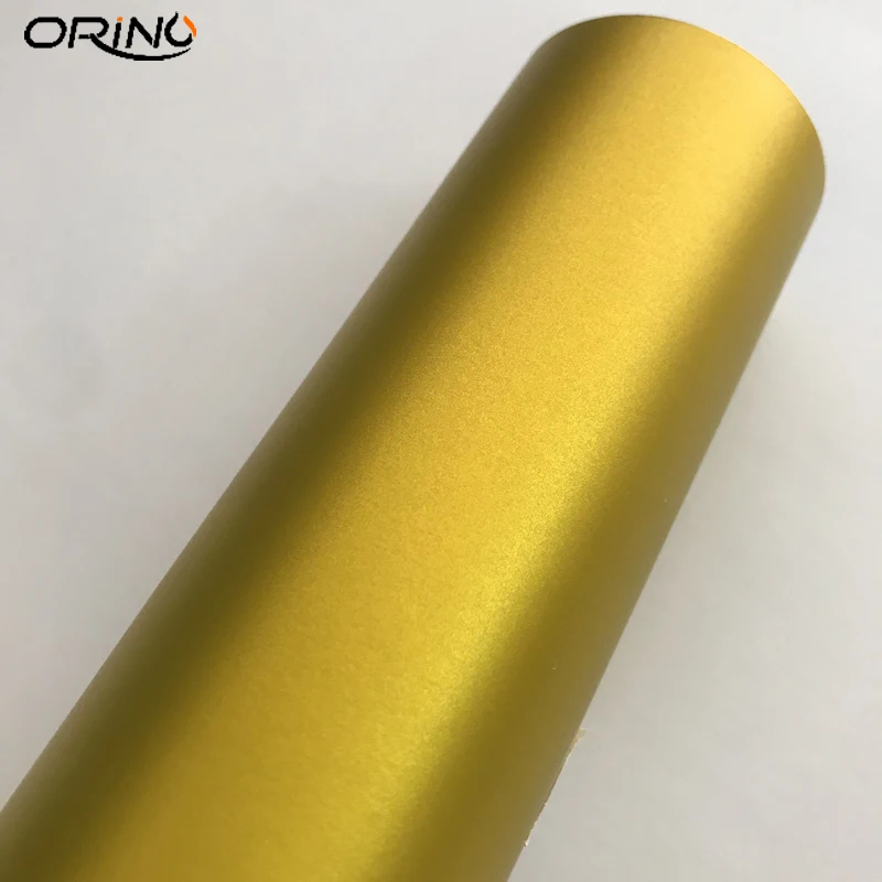 Gold Matt Metallic Vinyl Wrap Sticker-8