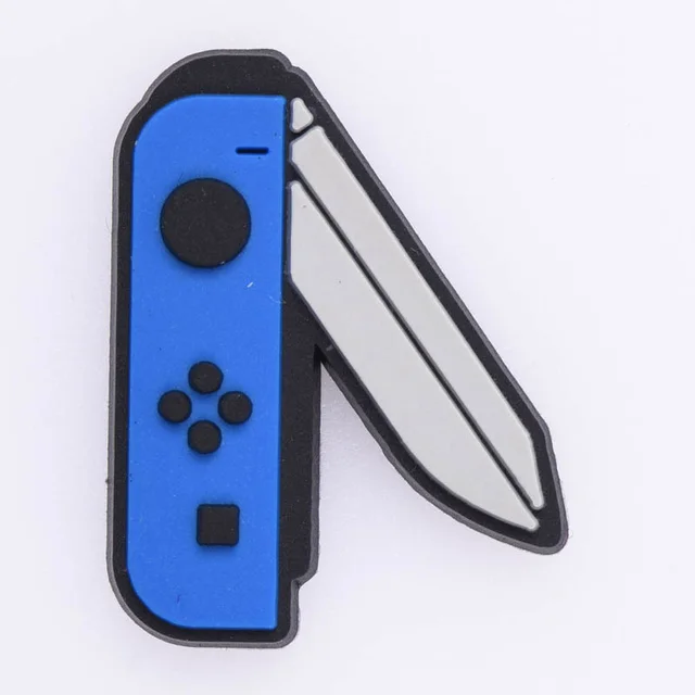 1 Pcs Music Croc Shoes Charms Camera Ticket Coffee Shoe Charm Accessories Cartoon Clog Shoes Musical Record Decoration Power Off P3799