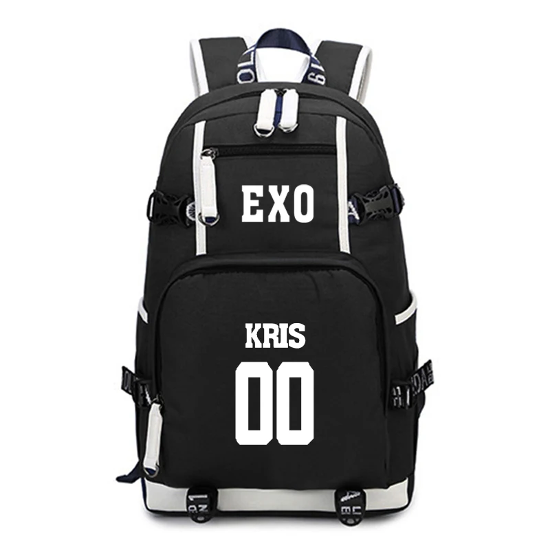 Kpop EXO модные классные школьные сумки студенческий рюкзак для ноутбука Детский
