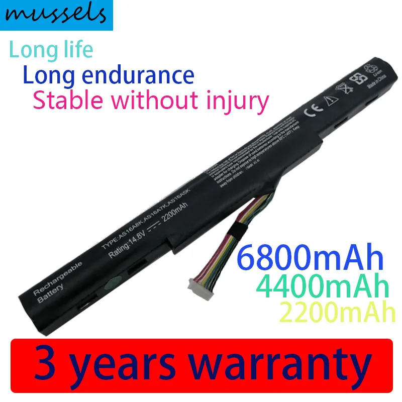 14.8V New Laptop Battery for Acer AS16A5K AS16A7K AS16A8K Aspire E15 E5