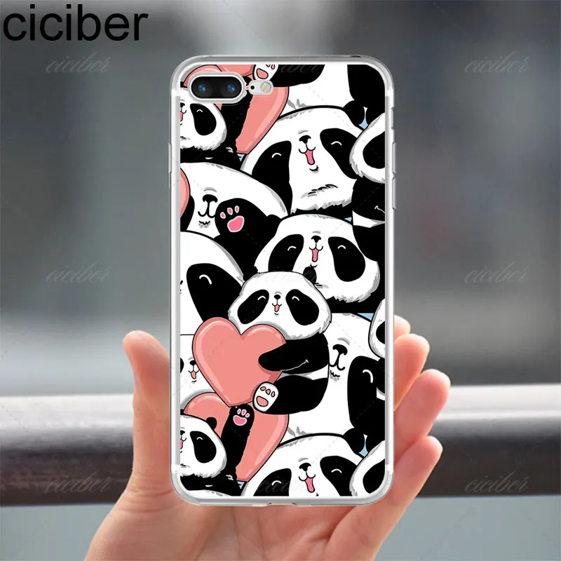 Чехол для телефона ciciber с милыми животными фламинго кошка панда чехол iphone 11 Pro Max X