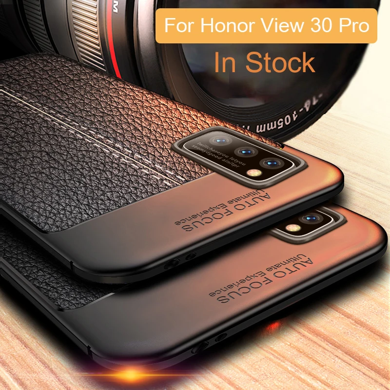 Чехол для Honor view 30 pro роскошный силиконовый чехол Мягкая матовая задняя крышка Huawei