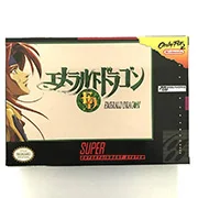Изумрудный дракон с коробкой картридж для игры snes английский перевод |