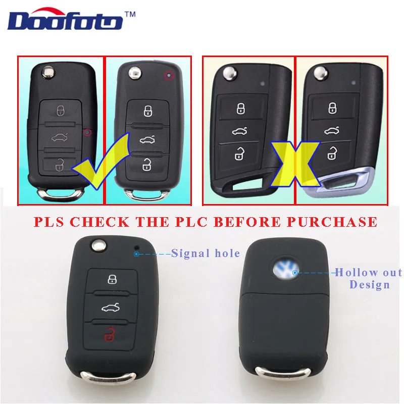 Key Case Cover Key Case Car Key Shell Silicone Car Key Cover Case Bag For Volkswagen VW Golf Bora Jetta Polo Passat Skoda Superb Octavia Fabia SEAT Ibiza Leon Shell