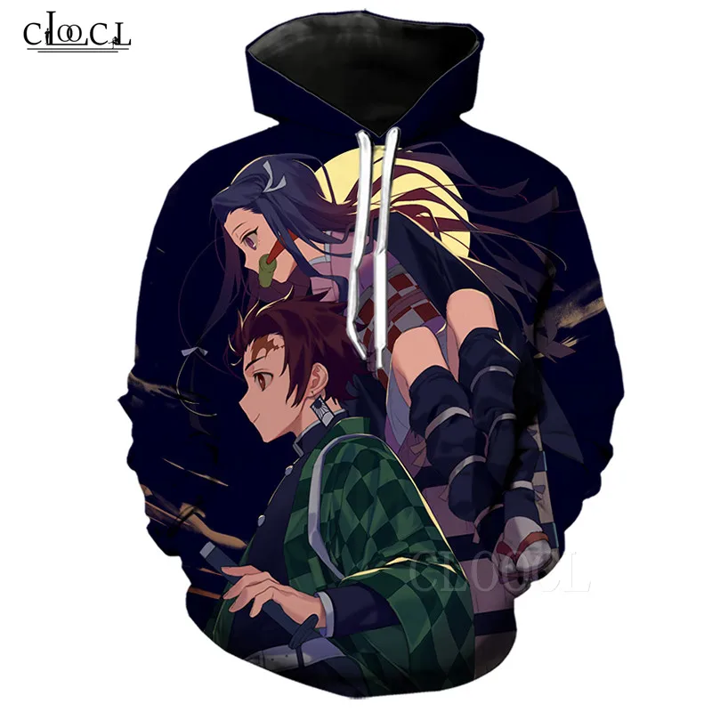 Waliicorners Demon Slayer Hoodies Anime Men Hoodies Streetwear kamado tanjiro nezuko Hoodies 12 H94b2113d7b7149e08aeae6af69e01c1f1