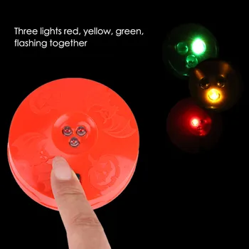 

Pumpkin Strobe Light Effect 3 Fast Flashing LED's Jack O Lantern Battery Operated Garden Lantern Decoration Lamp