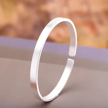 

Hot Sale HF Brand 999 Silver Bangle Pure Silver Bangle Real Silver Bracelet Limited Lady's S925 Pure Silver Bracelet