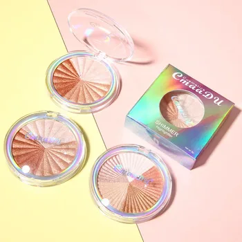 

Cmaadu Highlighter Glow Kit Highlighter Brighten Makeup Shimmer Powder Palette High-gloss Base Illuminator Long Lasting Cosmetic