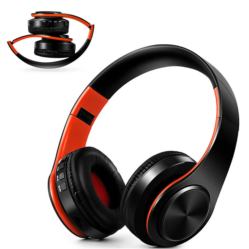 Wireless Headphones Bluetooth Wireless Headset Noise Canceling Headphone With Mic With USB Charge For Phone Music Earphone
