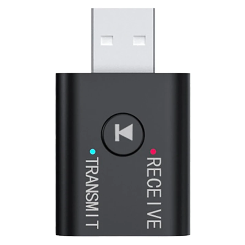 Новый портативный Bluetooth 5 0 передатчик приемник 3 мм AUX USB мини 2 в 1 беспроводной