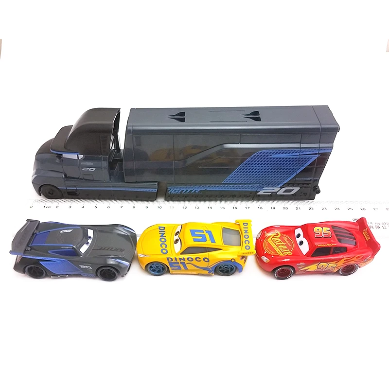Disney Pixar Cars 3 Jackson Storm& Hauler& McQueen& Cruz Ramirez 1:55 литая под давлением игрушечная машина из сплава модель Свободный подарок