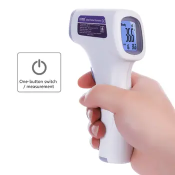 

Forehead Ear Thermometer Instant Medical Non Contact Digital Infrared with Fever