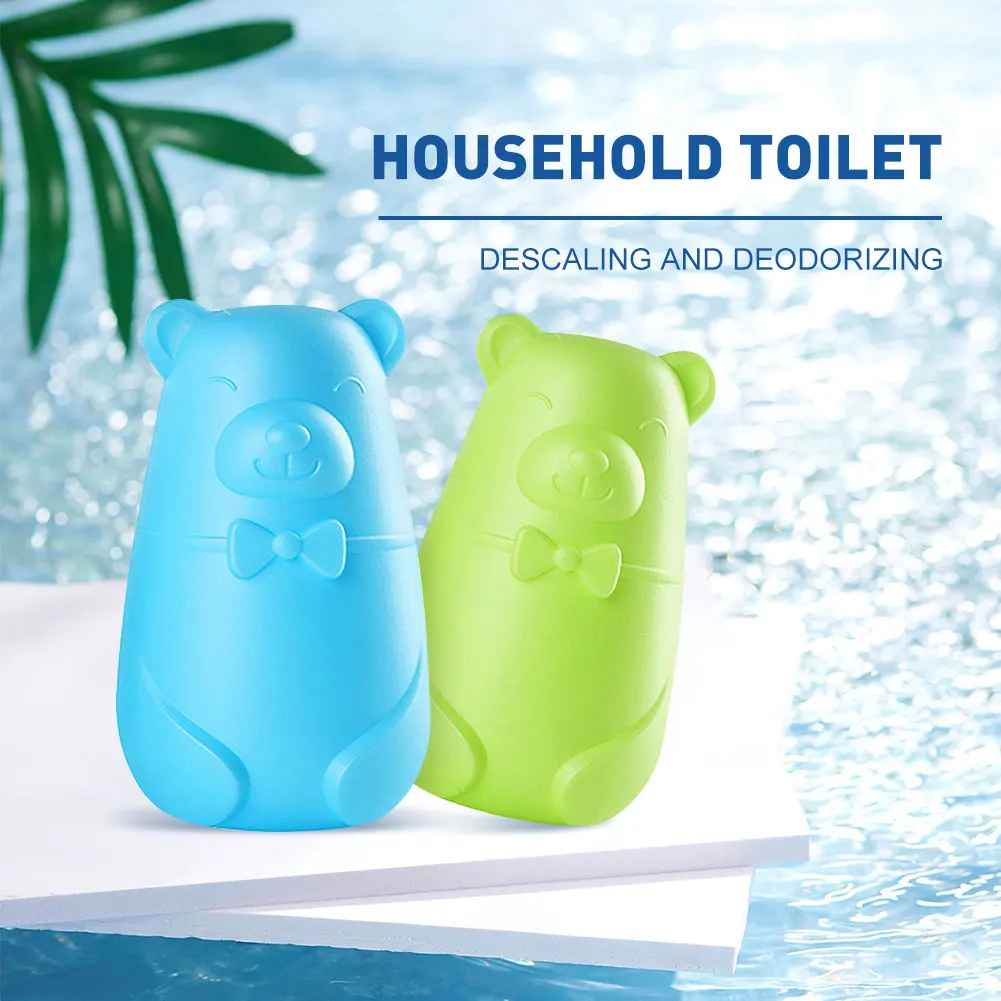 Медведь синие пузыри, для унитаза чистящее средство с голубыми пузырьками канализационных бака очиститель ванн удалитель аромата дезодоратор для ванной комнаты освежитель