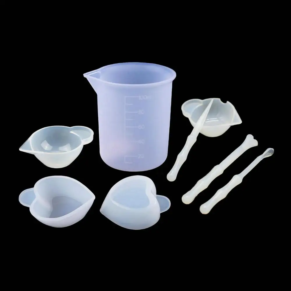 

DIY Reusable Pigment Mixing Dish Dispenser Toning Color Jewelry Fillings Handmade Resin Silicone Charms Making Accessory Tool