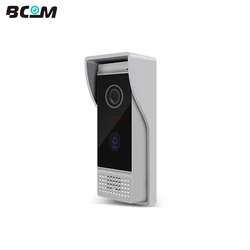 Bcom vídeo campainha intercom 1080p câmera ao ar livre à prova dwide água ampla vista telefone da porta de vídeo suporte visão noturna à prova dwaterproof água
