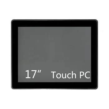 

17 inch capacitive touchscreen monitor computer,3mm cover glass , 4+64G,1280*1024, surface water proof, J1900 main board