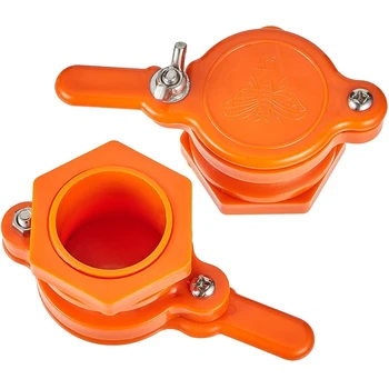 

8 Pieces Honey Gate Valve Honey Extractor Tap Beekeeping Bottling Tool for Buckets and Extractors Equipment