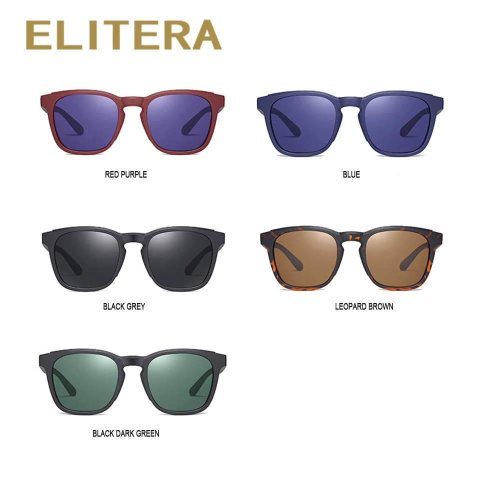 ELITERA мужские поляризованные солнцезащитные очки для вождения TR90 ноги UV400 защита