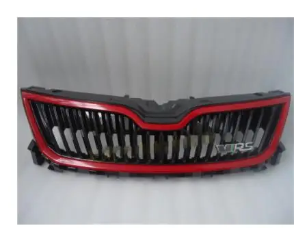 Оригинальная автомобильная передняя решетка, обшивка гоночных грилей для Skoda Rapid Sports 2013 стайлинга автомобилей