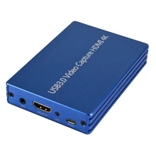 Игровая карта захвата для HDMI USB 3,0 4K Портативный Аудио Видео ключ с петлей-выход