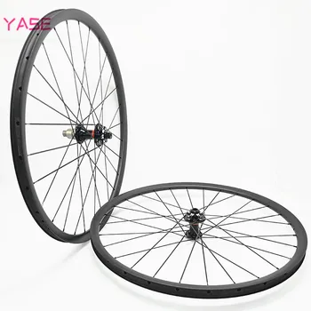 

YASE 29er carbon mtb wheelset 30x35mm tubeless asymmetry bicycle wheels boost D791SB D792SB 110x15 148x12 mtb bike disc wheel
