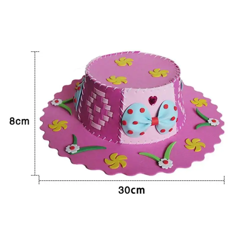 3D EVA Hand Made Hat DIY паста игрушка детский рабочий класс игрушки случайный стиль красивый внешний вид практичность