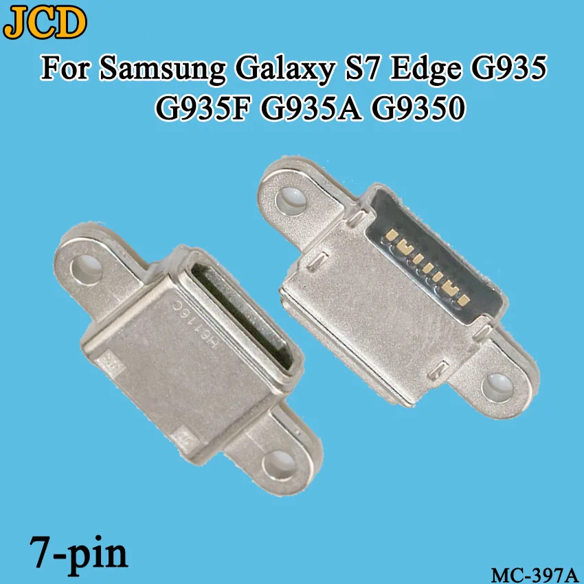 JCD, 5 шт./лот, для samsung Galaxy S7 Edge, G935, G935F, G935A, G9350, usb-разъем для зарядки, док-станция, разъем