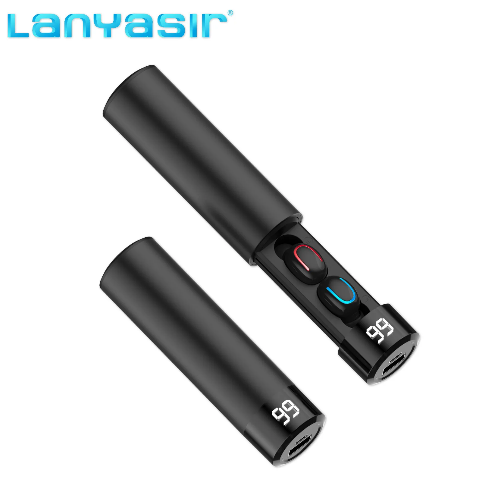 Lanyasir HBQ Q67 Tws Bluetooth наушники Версия 5,0 мини беспроводные наушники спортивные наушники гарнитура для всех мобильных телефонов audifono