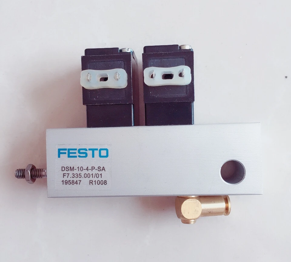 

free shipping 1 piece solenoid valve Copper head FESTO DSM-10-4-9-SA F7.335.001/01 offset SM102 CD102 printing machine parts