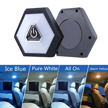 

Car Interior Ornament Touch Type Night Light Car Roof Ceiling Magnet Lamp Automobile Car Interior Reading Light Car Accessories