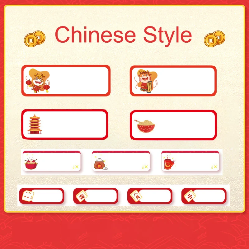 【Buy 5 30% de 】NIIMBOT D11 Etiqueta de nombre de papel adhesivo impermeable almacenamiento clasificado de etiqueta de color