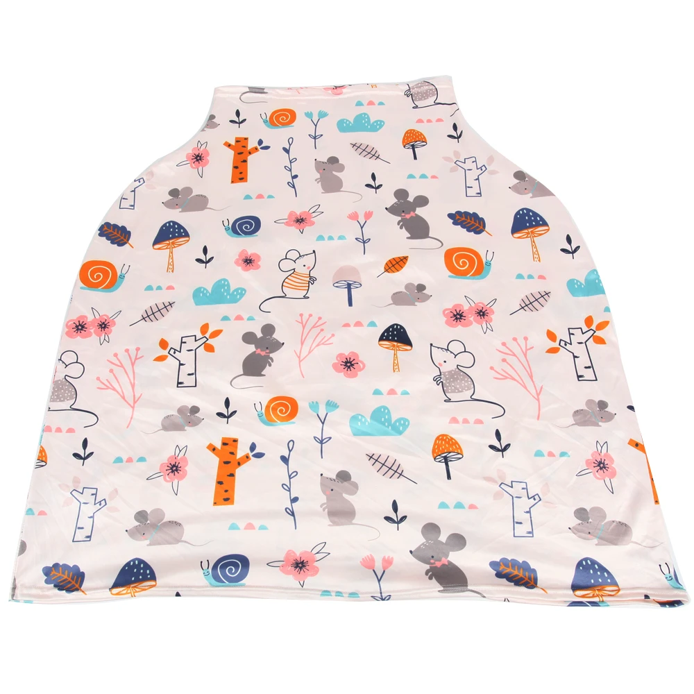 Mother Breastfeeding Cover Nursing Covers Baby Car Seat Cover Multi-function Cartoon Print Dropship