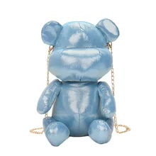 Sac à bandoulière ours de dessin animé pour enfants, sac à bandoulière ours en peluche, sac de mode Anime pour filles, sac de téléphone portable, jouet mignon ours