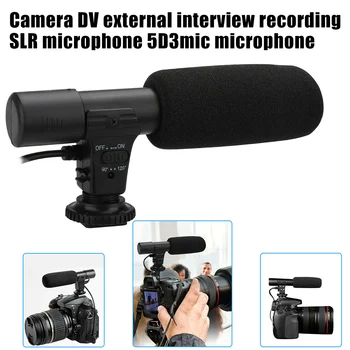 

Camera Microphone Interview Microphone Compatible with Camera DV Camcorder Electric Directional Condenser Microphone GDe