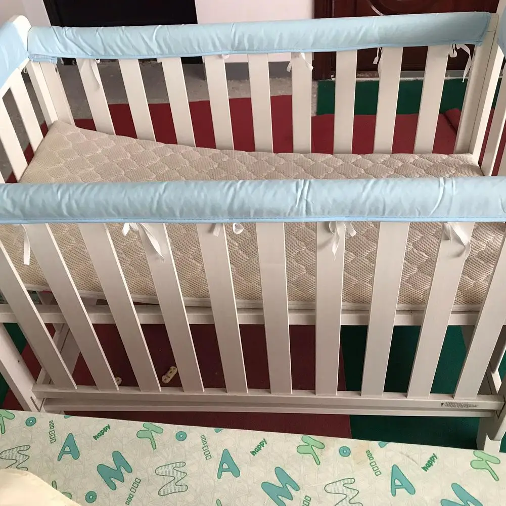 Baby Crib Rail Cover Safe Protector Set from Chewing Cotton Padded