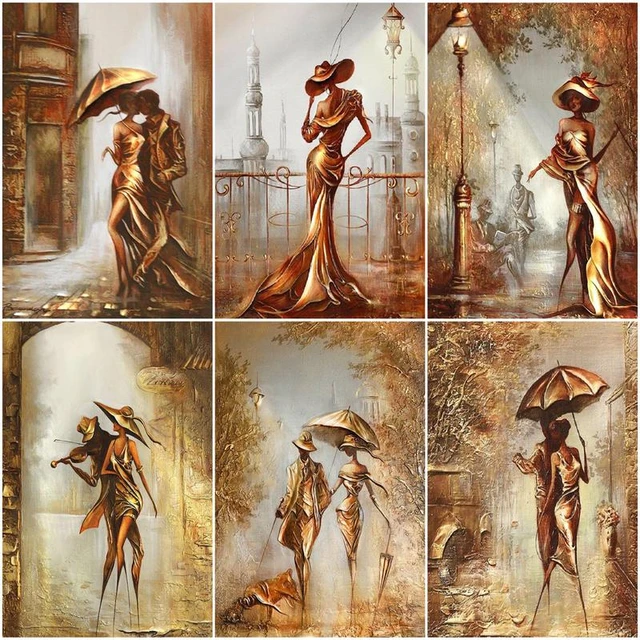 GATYZTORY Acrylic Painting By Numbers Diy Gifts Woman Figure Painting  Canvas For Adults Drawing By Numbers Art Home Decor - AliExpress