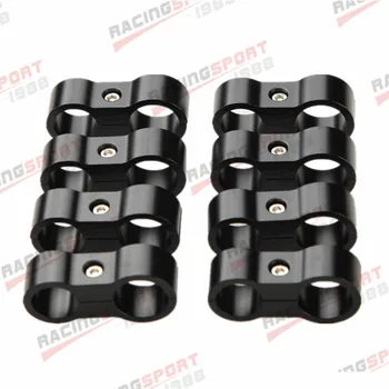 

8PCS New Aluminum AN-6 14.6mm To AN-8 17mm Stepped Billet Dual Hose Separator