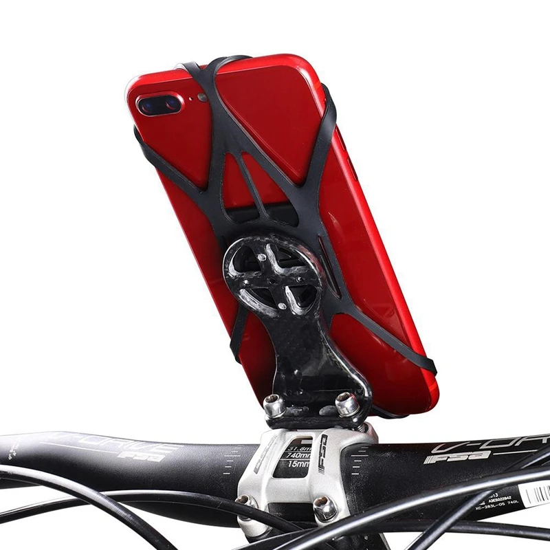 

1Pc Strong Phone Adhesive Adapter Bicycle Phone Sticker Bike Computer Holder GPS Mount Stand with Silicone Strap for Bryton Edge
