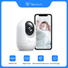 

Teckin TR100 Cam 1080P Wi-Fi Indoor Home Seurity Camera for Baby, Night Vision,2-Way Audio,Motion Tracking, 360˚ view