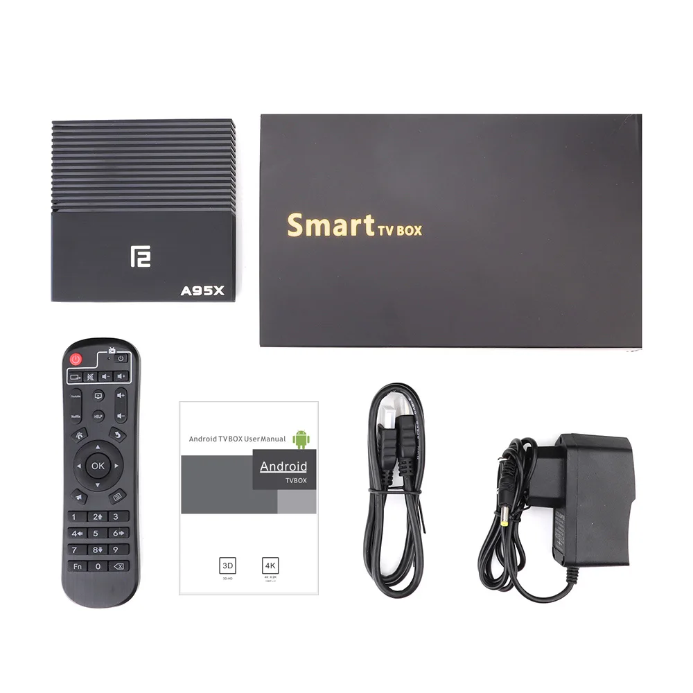 Android 9,0 Smart tv Box 4 Гб ram 64 Гб Amlogic S905X2 Поддержка Dual Wifi 1080 p 4 K 60fps проигрыватель Google Store Netflix Youtube медиа