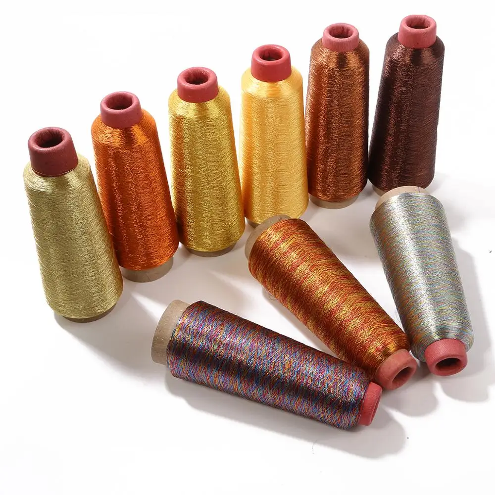 Mix Color Pick 3200m/Roll Reel DMC Metallic Embroidery Crochet Knitting Cross Stitch Yarn Threads Sewing tool machine needlework