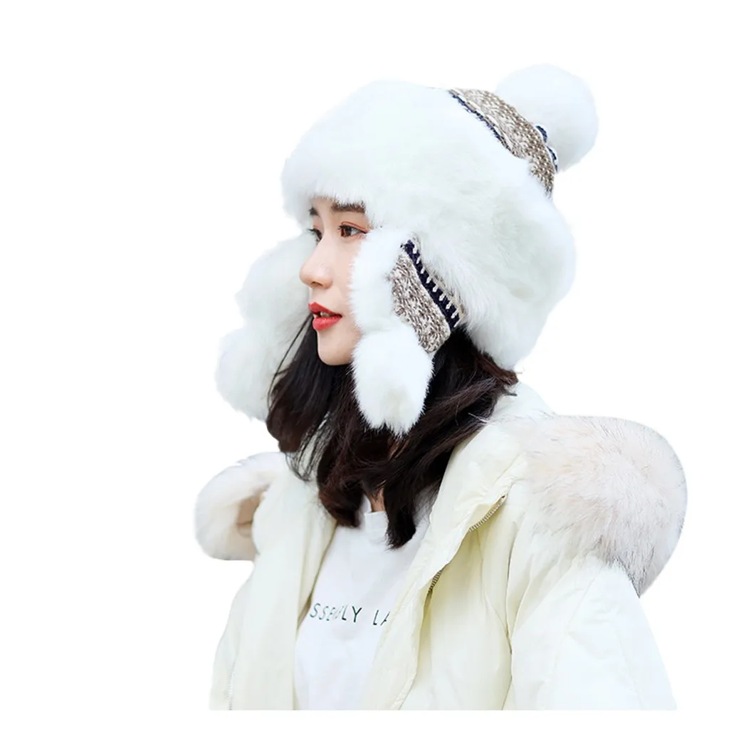 Skullies & Beanies шапка унисекс женские зимние наушники шерстяная теплая зимняя для