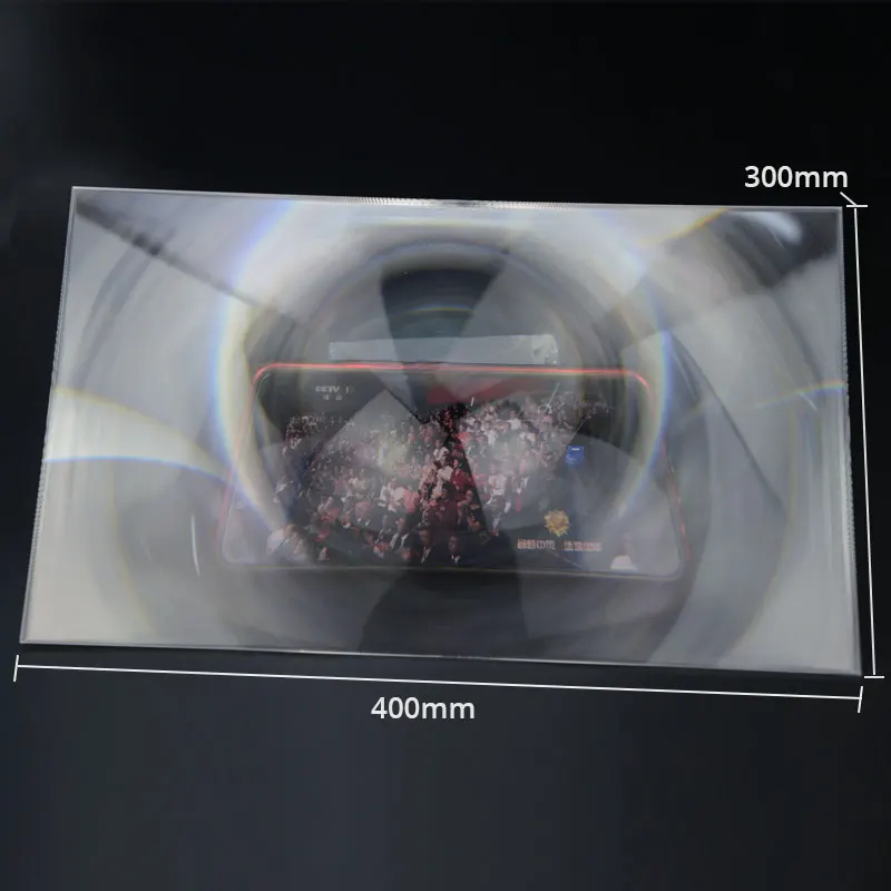1pcs 400x300mm Optical PMMA Plastic Projector Solar Fresnel Lens Focal Length 510mm Plane Magnifier concentrator | Инструменты