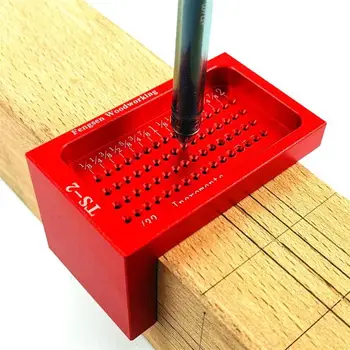

Scriber Carpentry T-Type Marking Ruler Hole Aluminum Alloy Crossed Gauge Measuring Tool Woodworking Marking Ruler