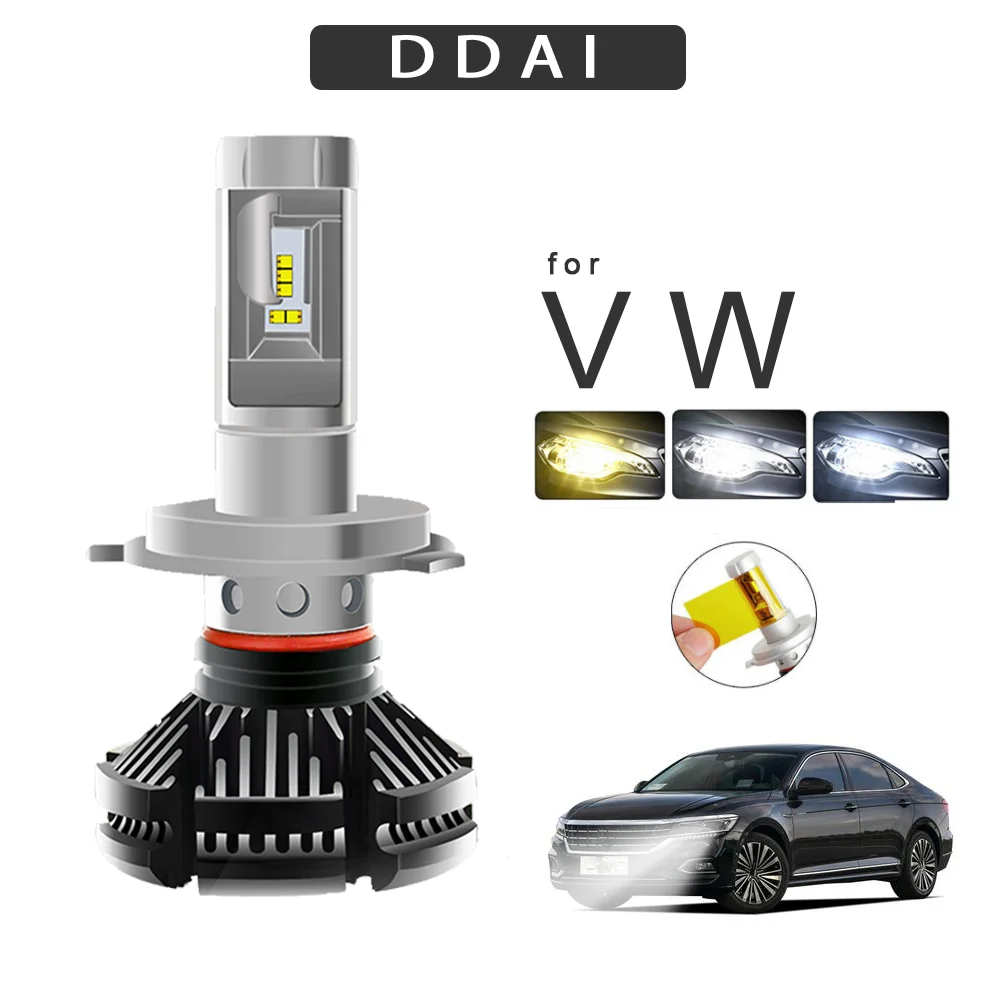 DDAI zes h7 led h1 h3 h4 h8 h11 hb4 h3 автомобильный светильник для VW JETTA GOLF Sagita MAGOTAN Phaeton POLO canbus светодиодный светильник s противотуманная фара