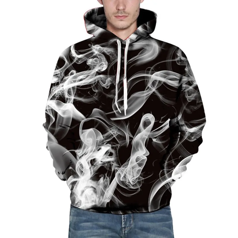 

Autumn 2019 New Long Sleeve Men Hoodies Hooded 3D Print Loose Tops Sweatshirts S-3XL Plus Size Casual Male Winter Hoodies
