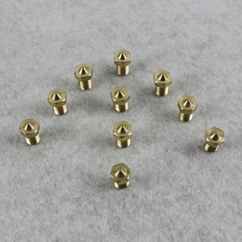 

10pcs/lot 3D Printer Nozzle 0.3/0.4/0.5mm J-head Extrusion Nozzle For 1.75mm Filament